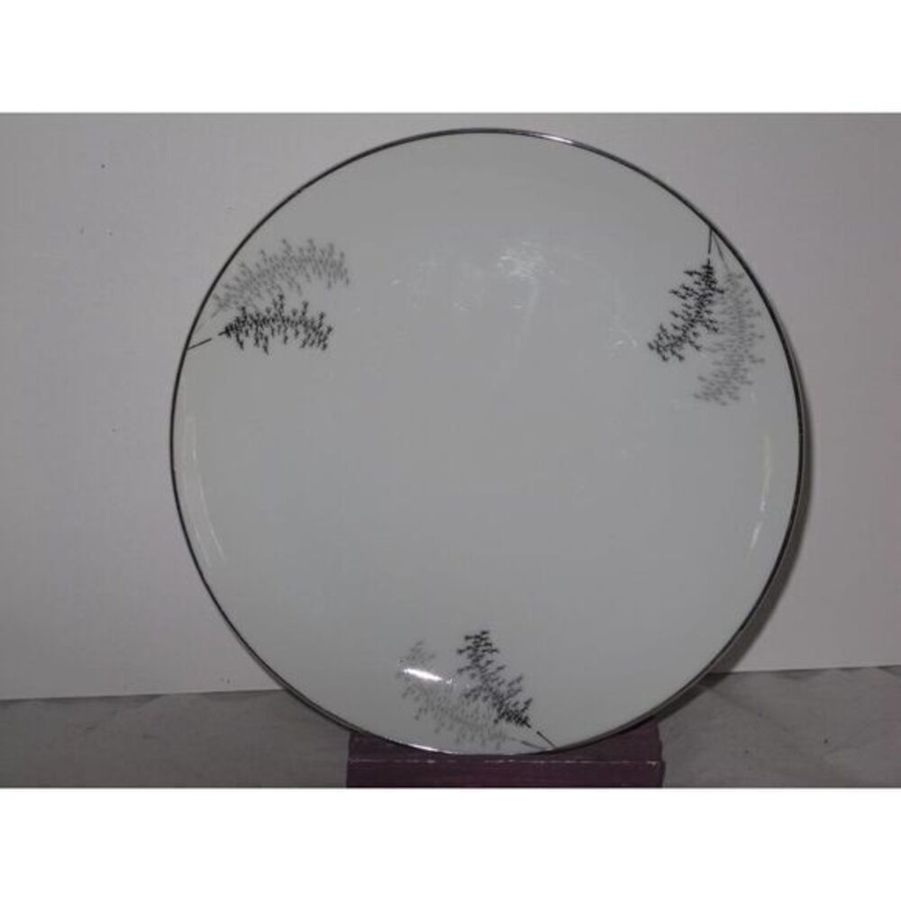 Fukagawa Silver Bamboo (Three Trees) Salad Plate (s)